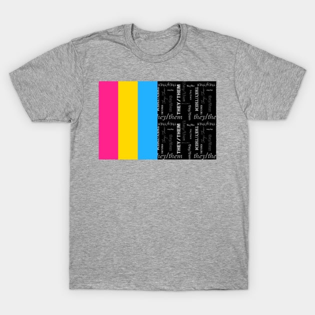 Pansexual, They/Them Pronouns - Identity Pride T-Shirt by LochNestFarm